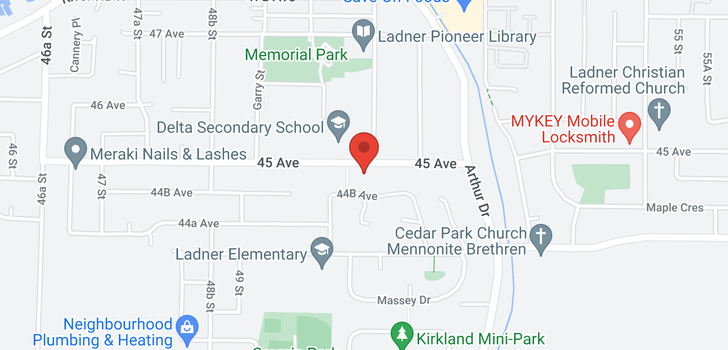 map of 5068 45 AVENUE